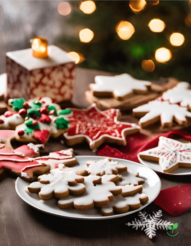 Biscoito de Natal com Canela e Gengibre