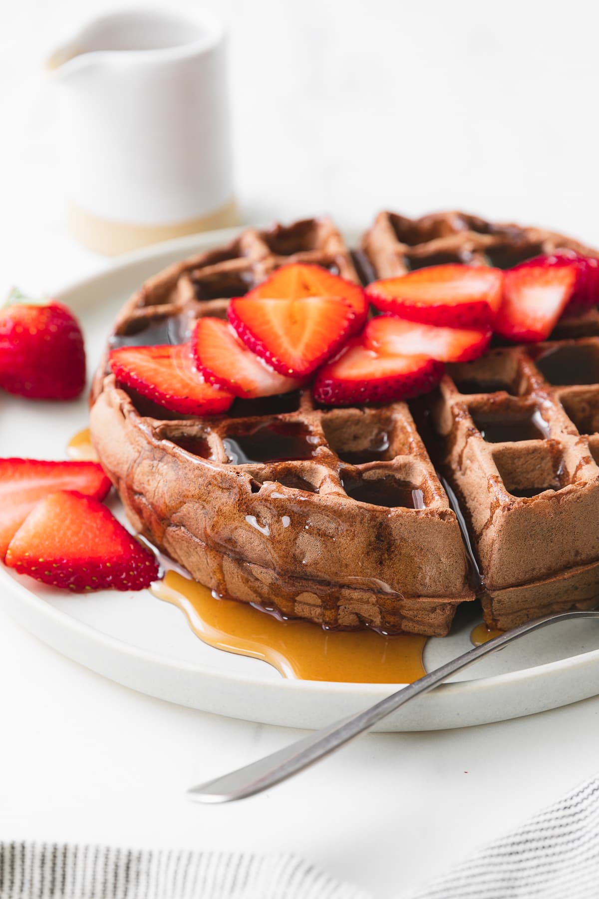 Waffle de Chocolate Proteico