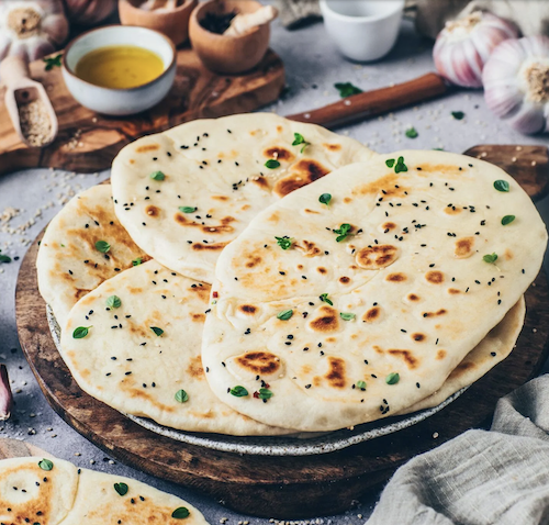 Pão Indiano Naan